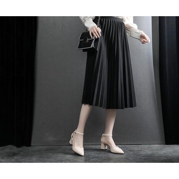 Giày Mũi Nhọn Hở Gót Cao 5cm mã LCC26