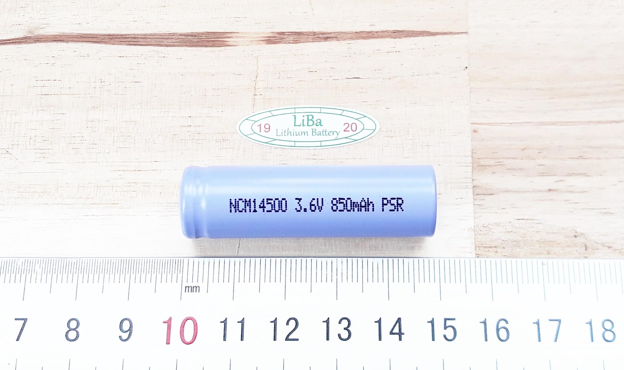 [HCM]Pin Lithium ion AA 14500 3.7V 850 mAh _ LiBa
