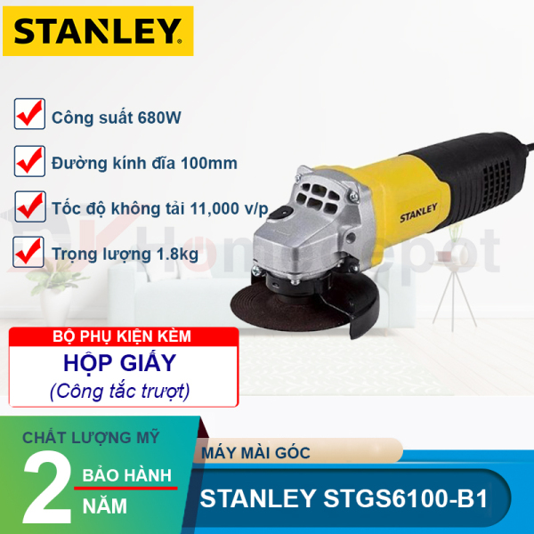 Máy mài Stanley 680W STGS6100