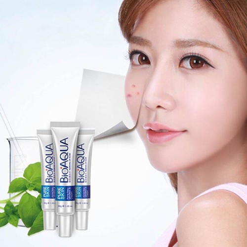 Kem mụn trứng cá Pure Skin Bioaqua