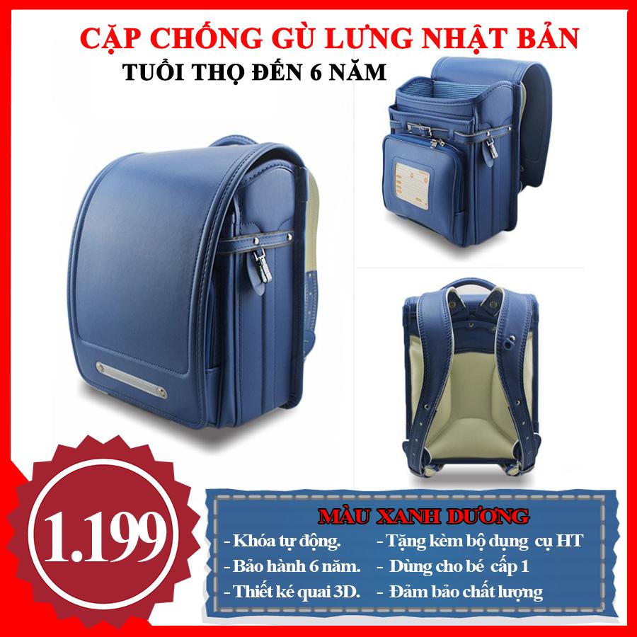 Cặp chống gù lưng Nhật Bản - Đen