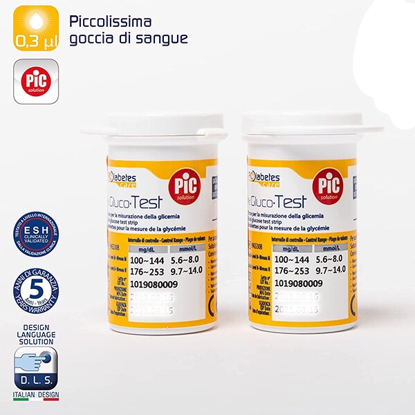 Que thử đường huyết Pic Gluco Test 50 que