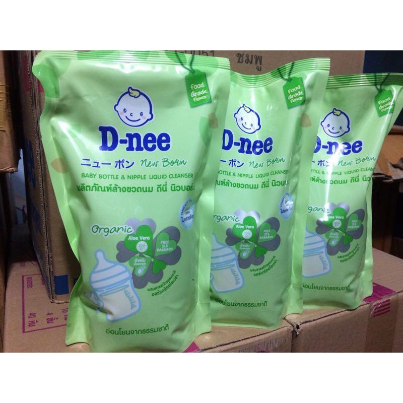 SỈ THÙNG 12 TÚI NƯỚC RỬA BÌNH SỮA DNEE 550ML THAILAN