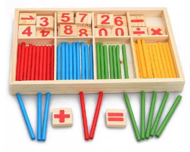 BẢNG TÍNH HỌC TOÁN NHIỀU MÀU INTELLIGENCE STICK CHO BÉ - [ Đồ chơi gỗ cho bé yêu - Đồ chơi học toán cho bé - Bảng que tính toán cho bé luyện tư duy ]