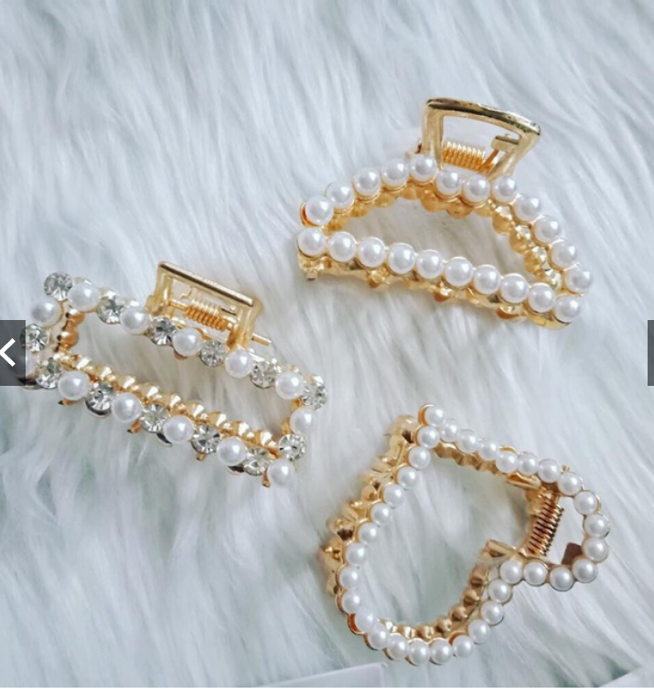 Set 3 kẹp càng cua đính đá cực xinh
