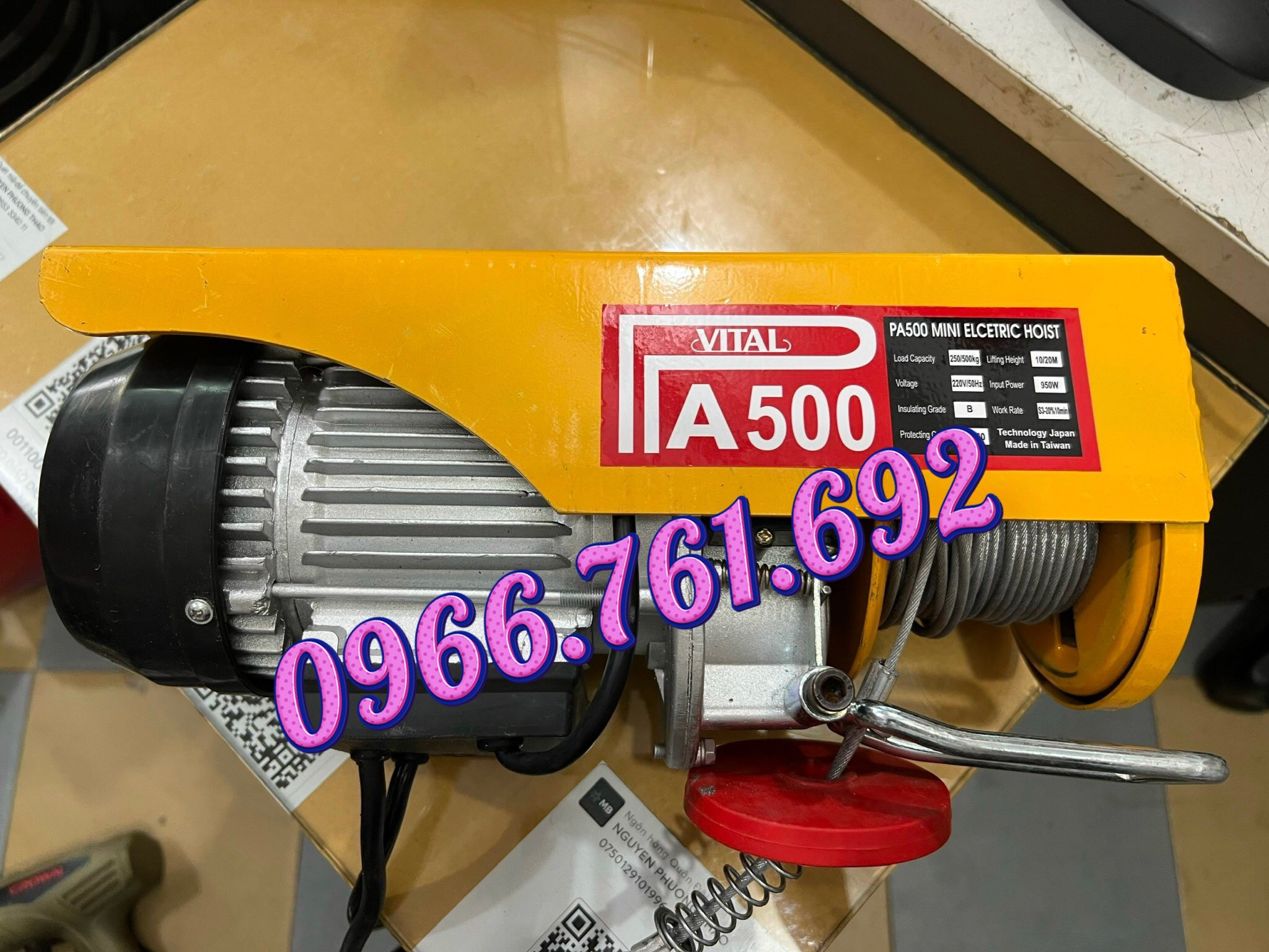 Máy tời điện pa500