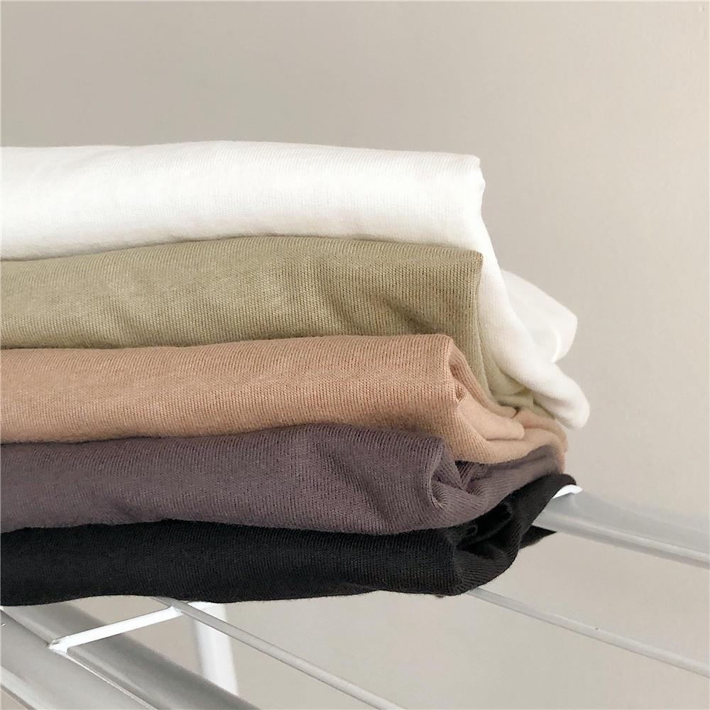 Áo Thun Nữ Tay Dài Croptop Trơn Basic Modern Style