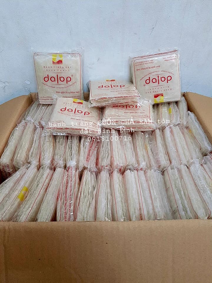 [HCM]10 GÓI BÁNH TRÁNG CUỐN CHẢ RAM BÌNH ĐỊNH  [1KG]