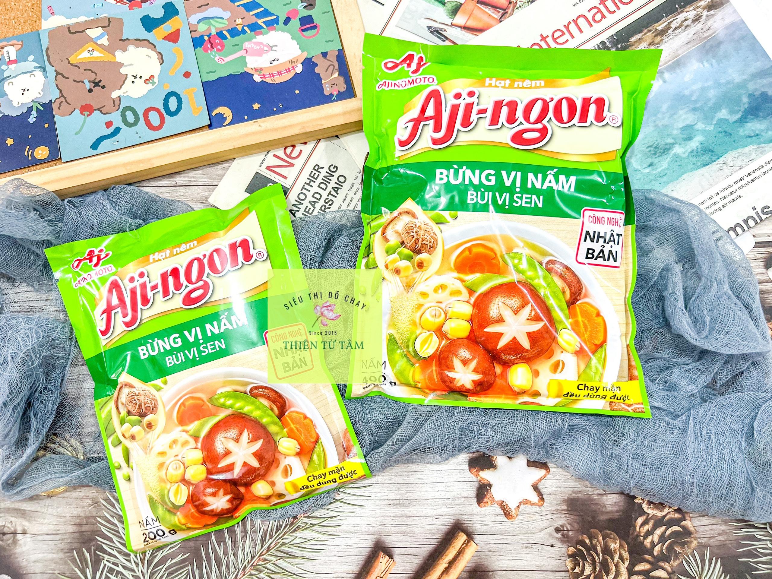 Hạt nêm chay aji-ngon ngon ngọt từ rau củ nấm