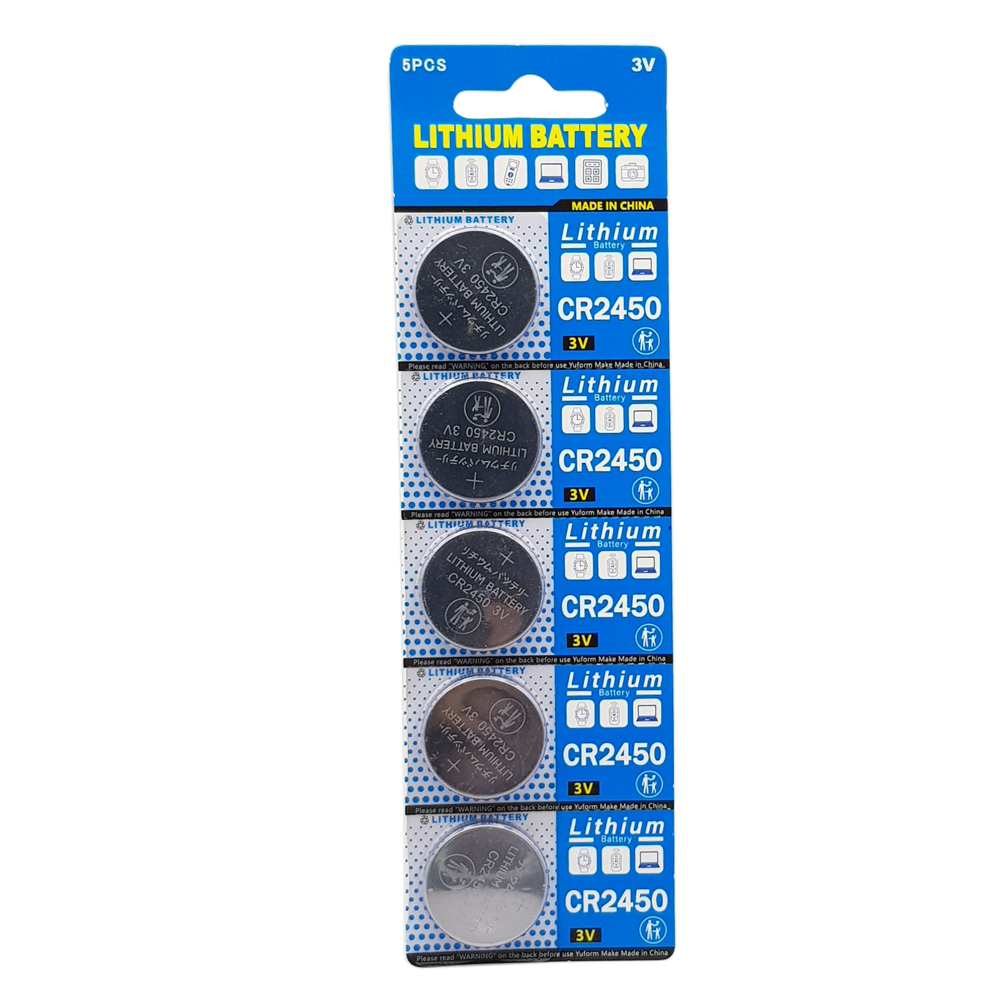Pin cúc áo Lithium CR2450 điện áp 3V