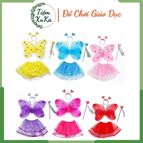 Bộ đồ chơi cánh bướm hóa trang cho bé