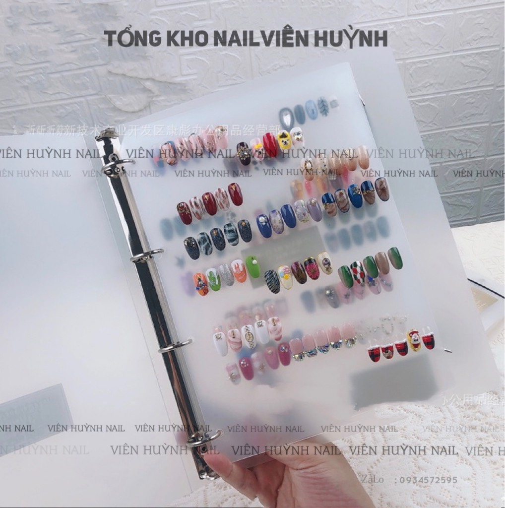 Sổ album đựng mẫu móng nail cao cấp