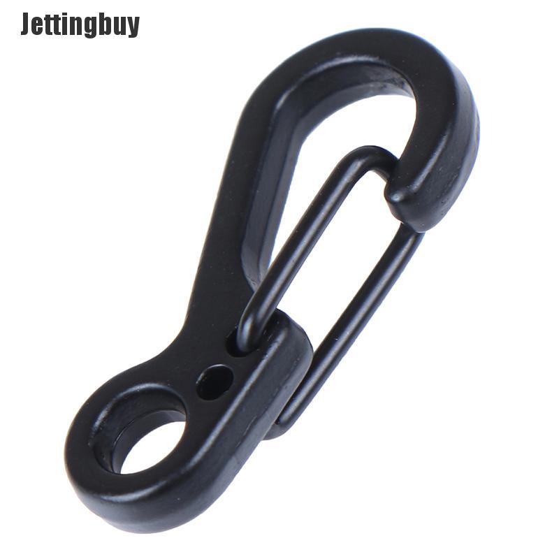 Jettingbuy 10 Chiếc Móc Leo Núi Mini Móc Khóa Lò Xo Móc Khóa Dụng Cụ Cắm Trại