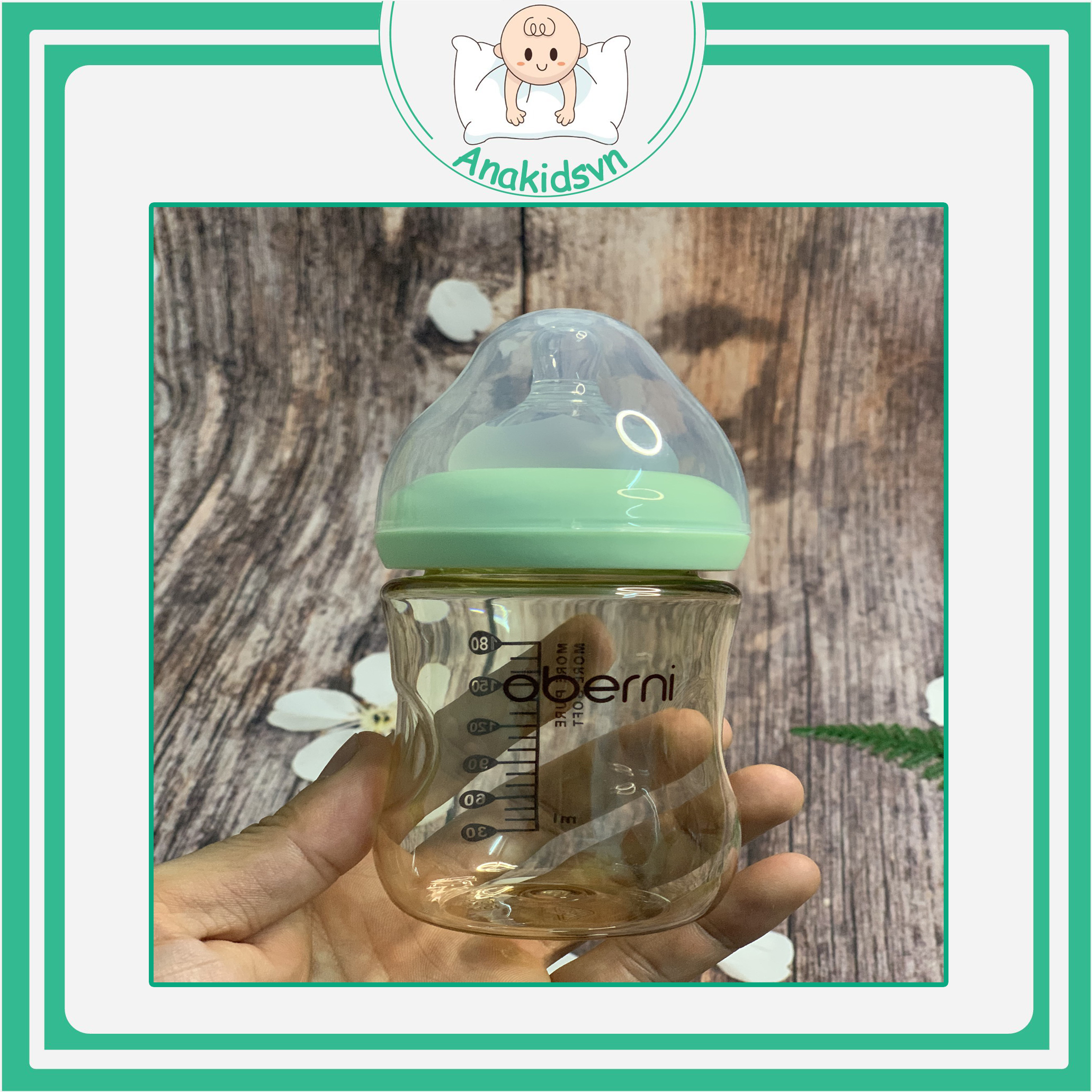 🌟🌟🌟 Bình Sữa Sơ Sinh Tập Bú Cho bé ( Cổ Rộng Dung Tích 180ml )