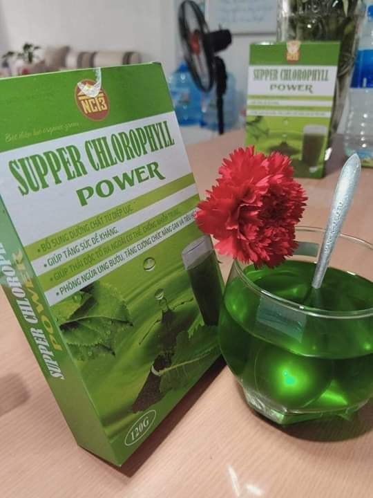 bột diệp lục chlorophyll power thải độc