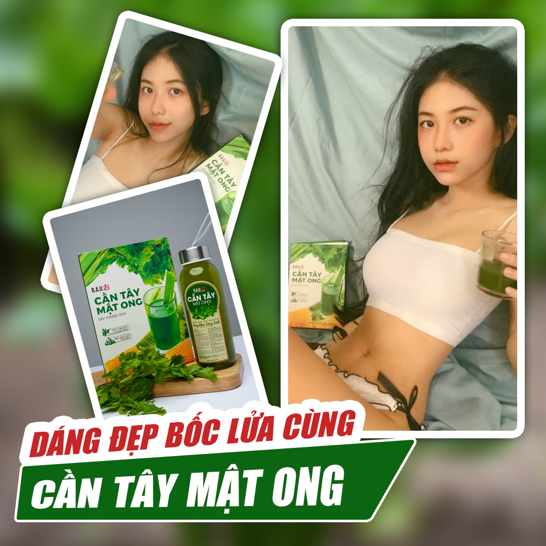 [HCM]Nước Ép Cần Tây Mật Ong Motree