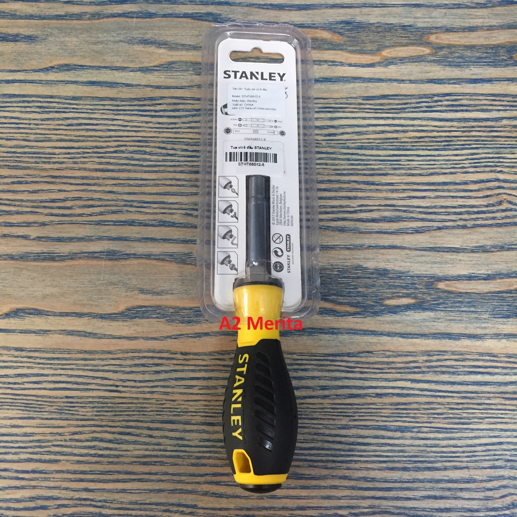 Tua vít từ 6 đầu tác dụng STANLEY STHT68012-8
