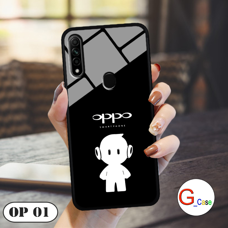 Ốp lưng oppo a8 2020 in 3d hình logo điện thoại