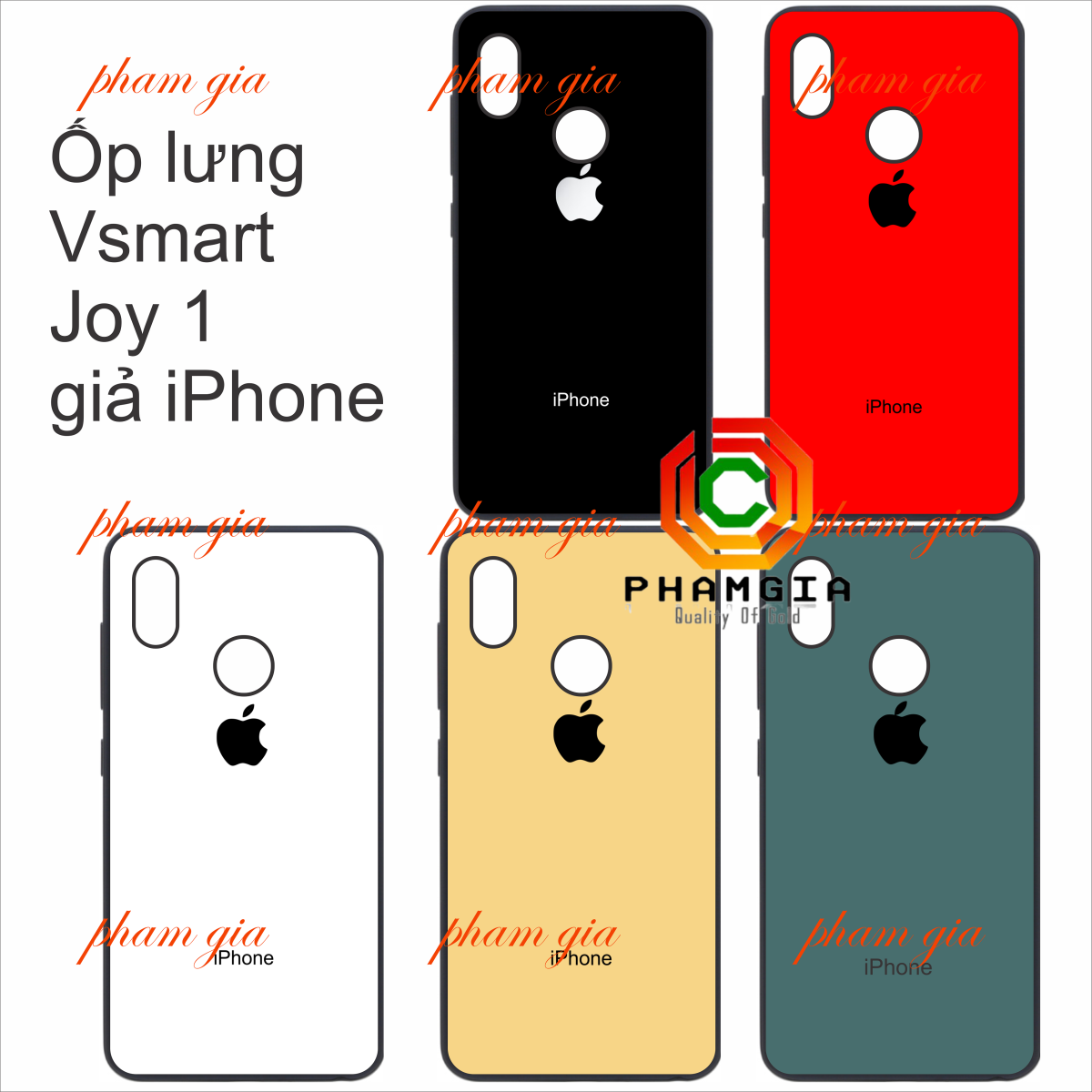 [HCM]Ốp lưng Vsmart Joy 1 dẻo giả Iphone dẻo siêu bền siêu đẹp