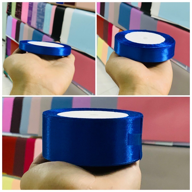 Lôc 10 cuộn ruy băng lụa 1cm - [ Brendo ]