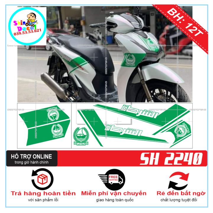 Tem xe sh, tem rời sh 2020 dubai xanh lá