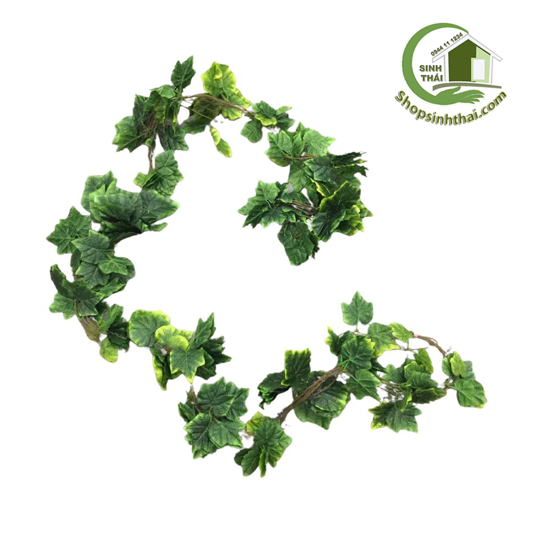 [HCM]Dây leo xanh dài 240cm dây lá nho giả bằng vải lụa cao cấp