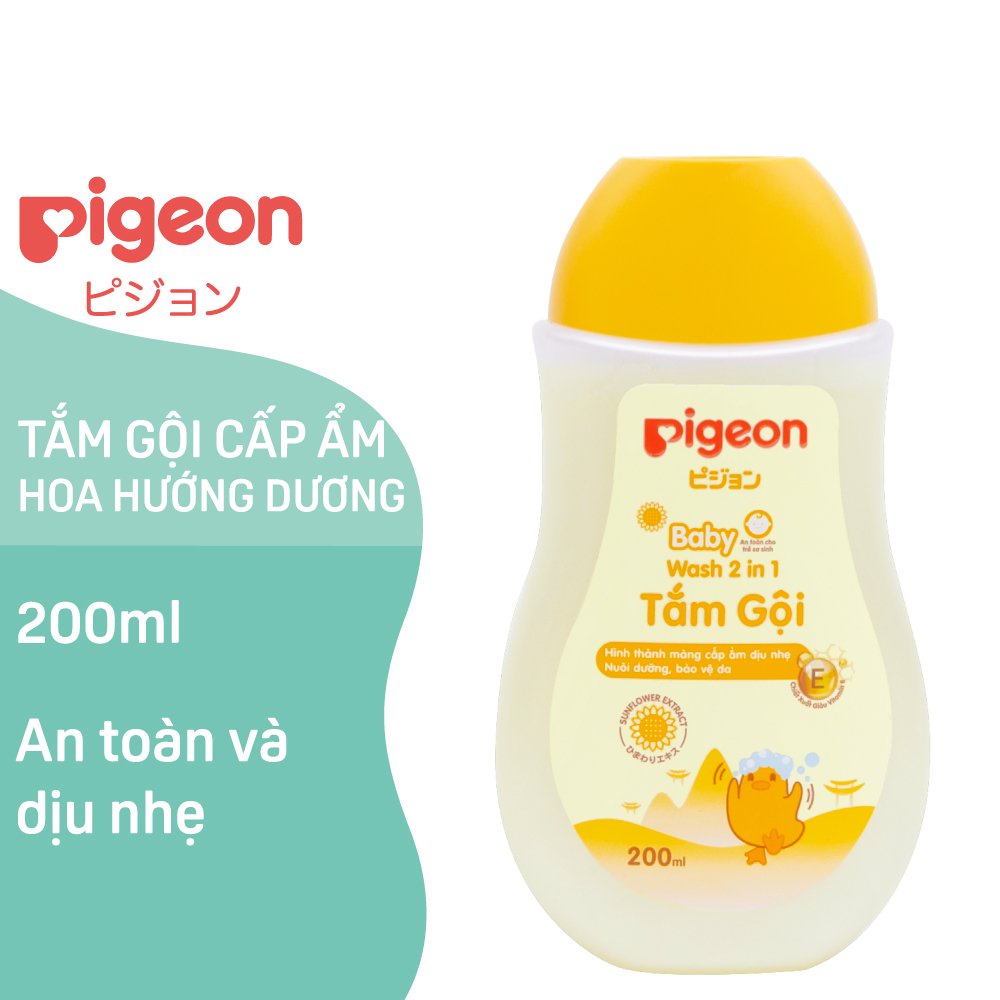Sữa Tắm Gội Pigeon 2 trong 1 ( 200ml và 700ml )