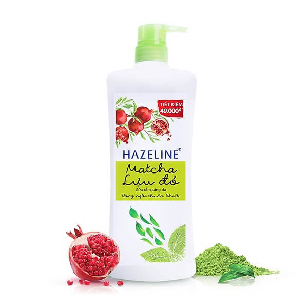 [HCM]Sữa tắm dưỡngHazeline lựu đỏ 900gr.- Chai Đỏ