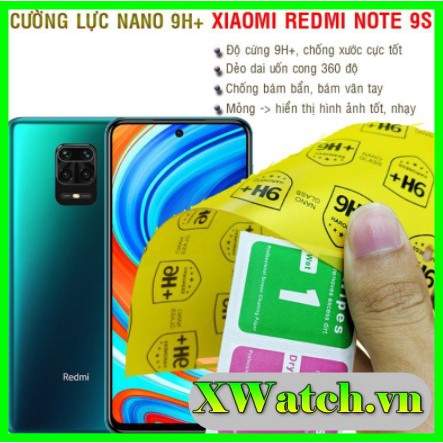 Cường lực dẻo nano Xiaomi Redmi Note 9S, Redmi Note 8/8 pro