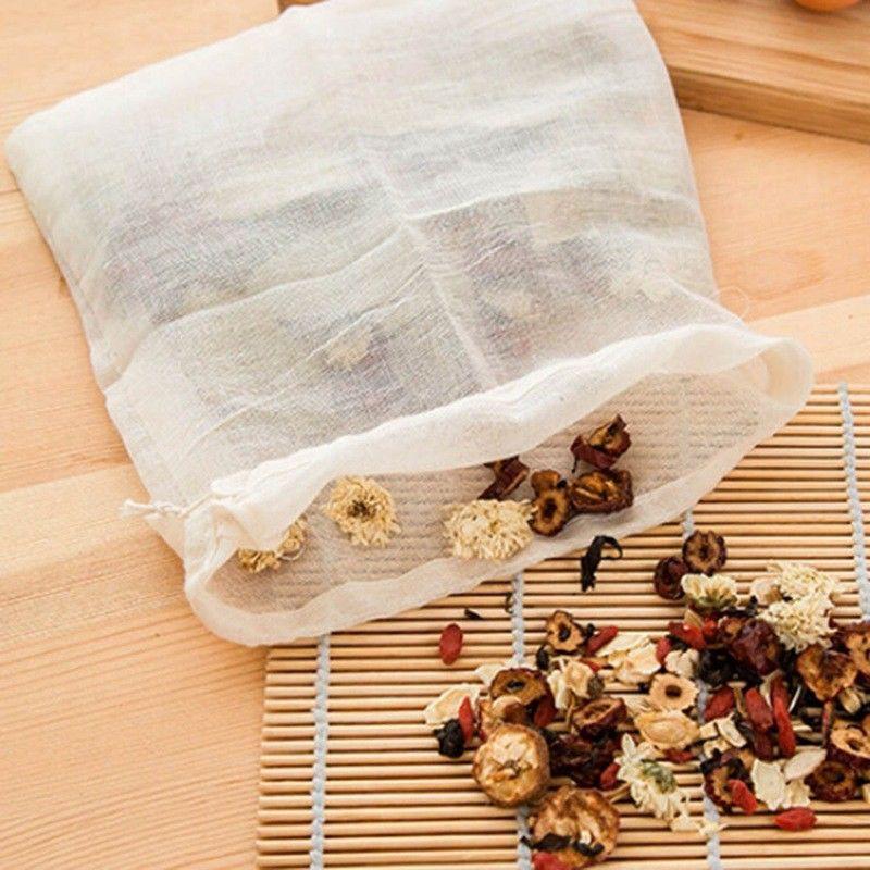 Túi lọc trà, lọc gia vị bằng vải thô 1 cái
