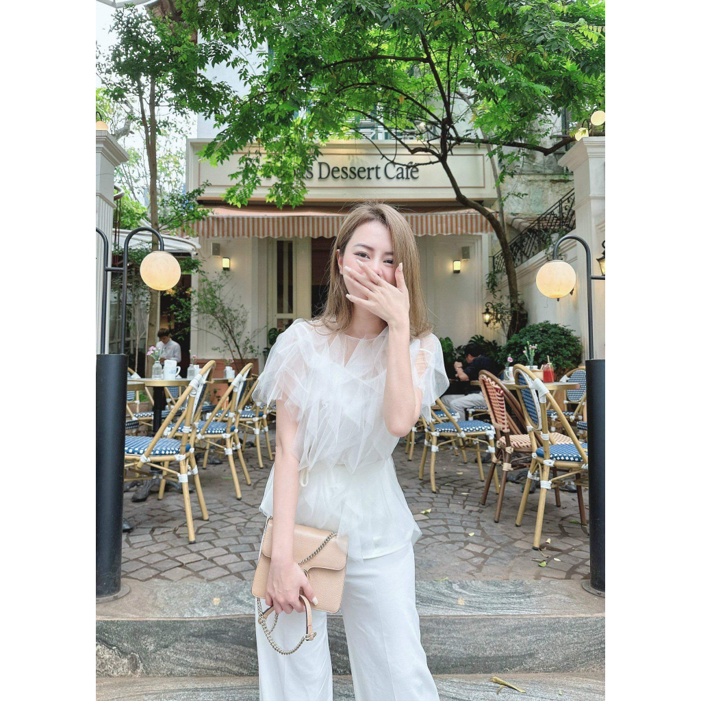 Áo lưới mix lót 2 dây by LINN Design