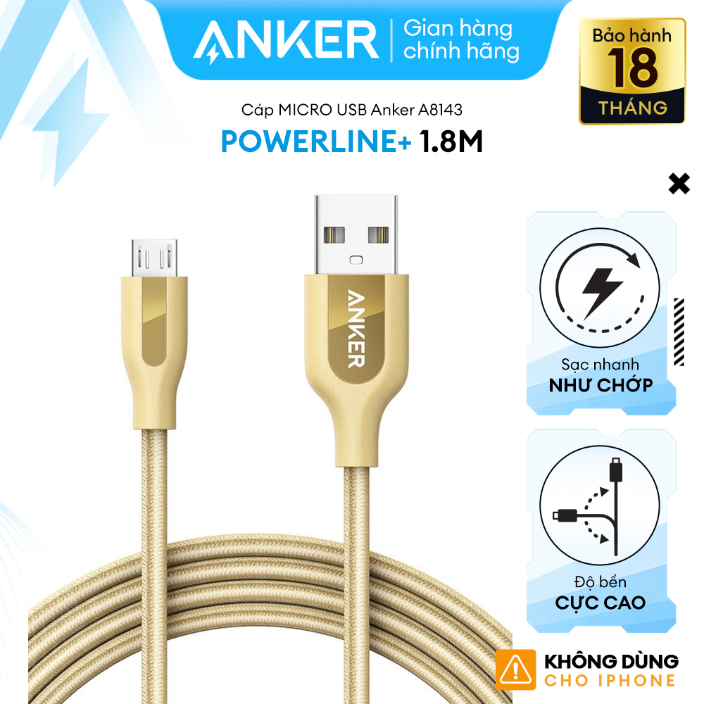 ANKER PowerLine+ 6ft Micro USB