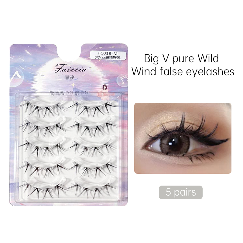 🌸Trong suốt Crystal Terrier Lông mi giả Quỷ nhỏ Lông mi giả Tiên tự nhiên Lông mi YINSAF🌸
