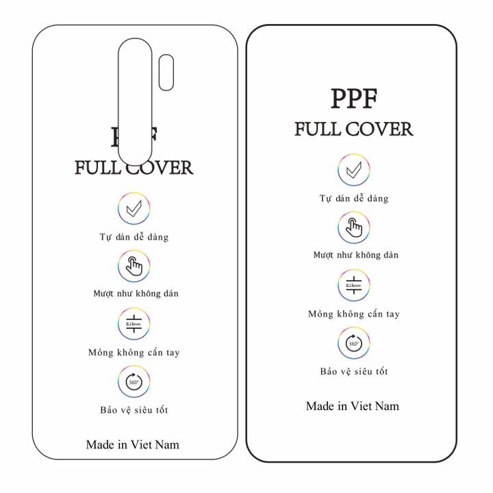 Dán dẻo ppf redmi note 8 pro