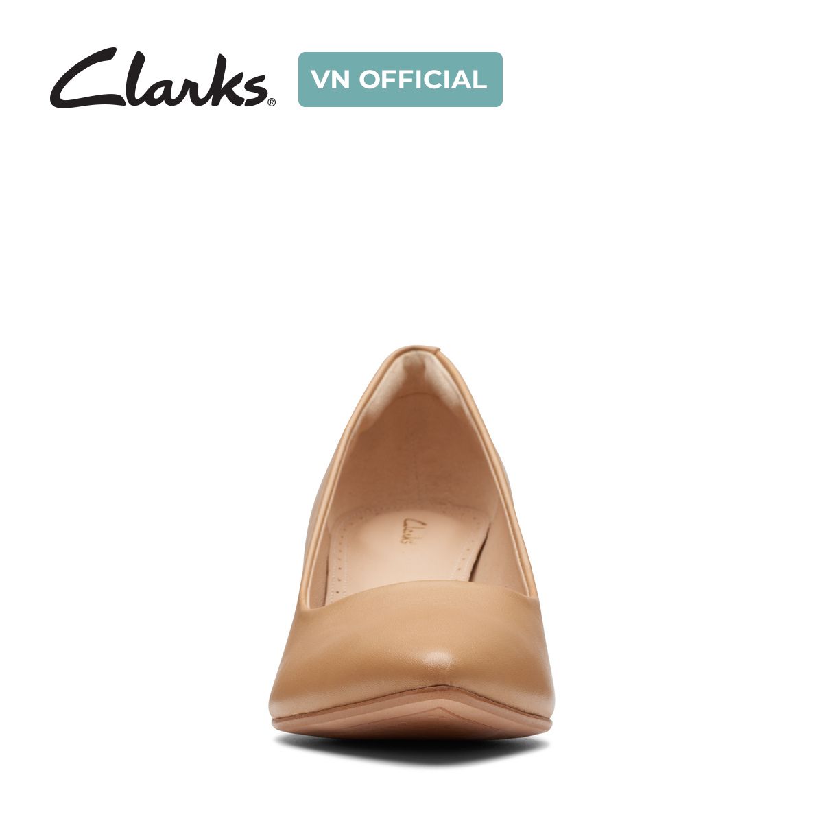 Giày Cao Gót 5.5cm Da Nữ Clarks - Violet55 Rae