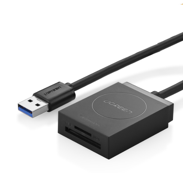 Đầu đọc thẻ nhớ micro sd/ sd chuẩn usb 3.0 ugreen 20250