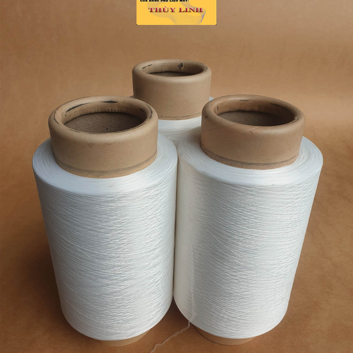 Tơ trắng vắt sổ 150 (SD150/48), 600 gram/ cuộn