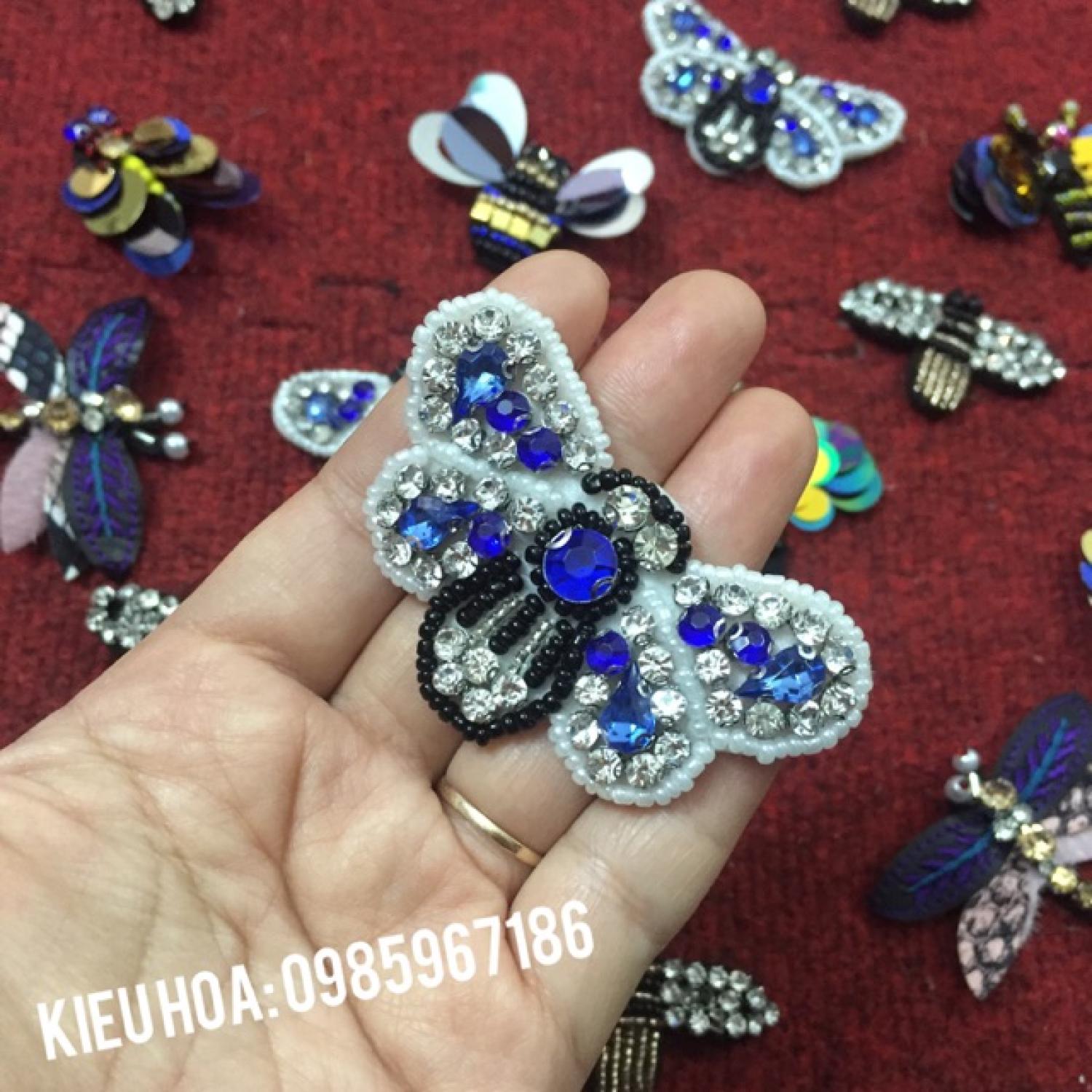 Bướm đính đá ( gói 10 con)