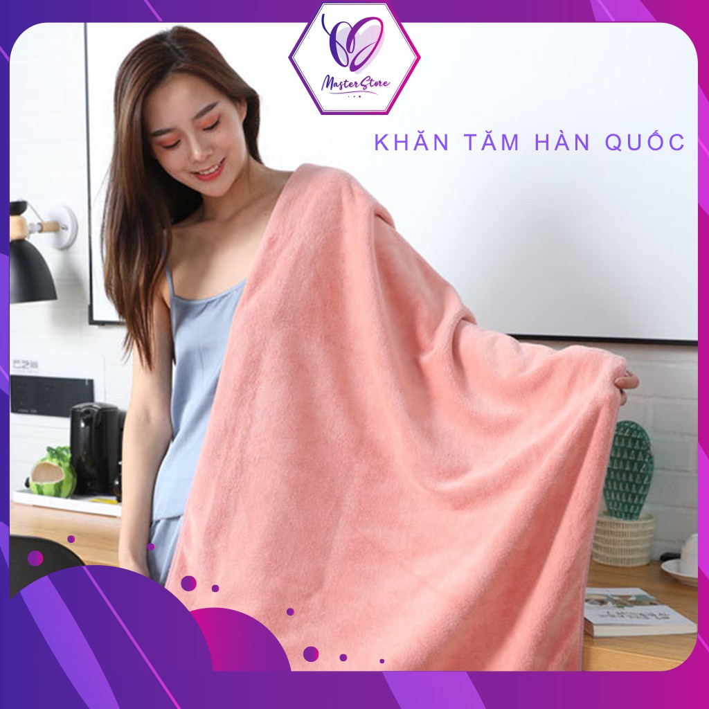Khăn tắm lông cừu Hàn Quốc cao cấp 70x140cm Master Store