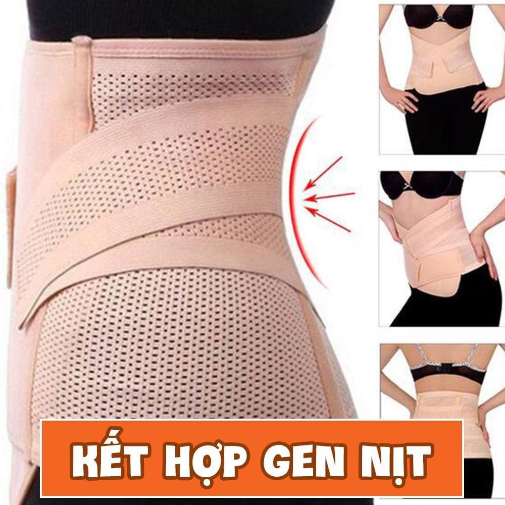 [HCM]Đai Nịt Bụng Chống Cuộn Định Hình Quấn Tan Mỡ Cao Cấp