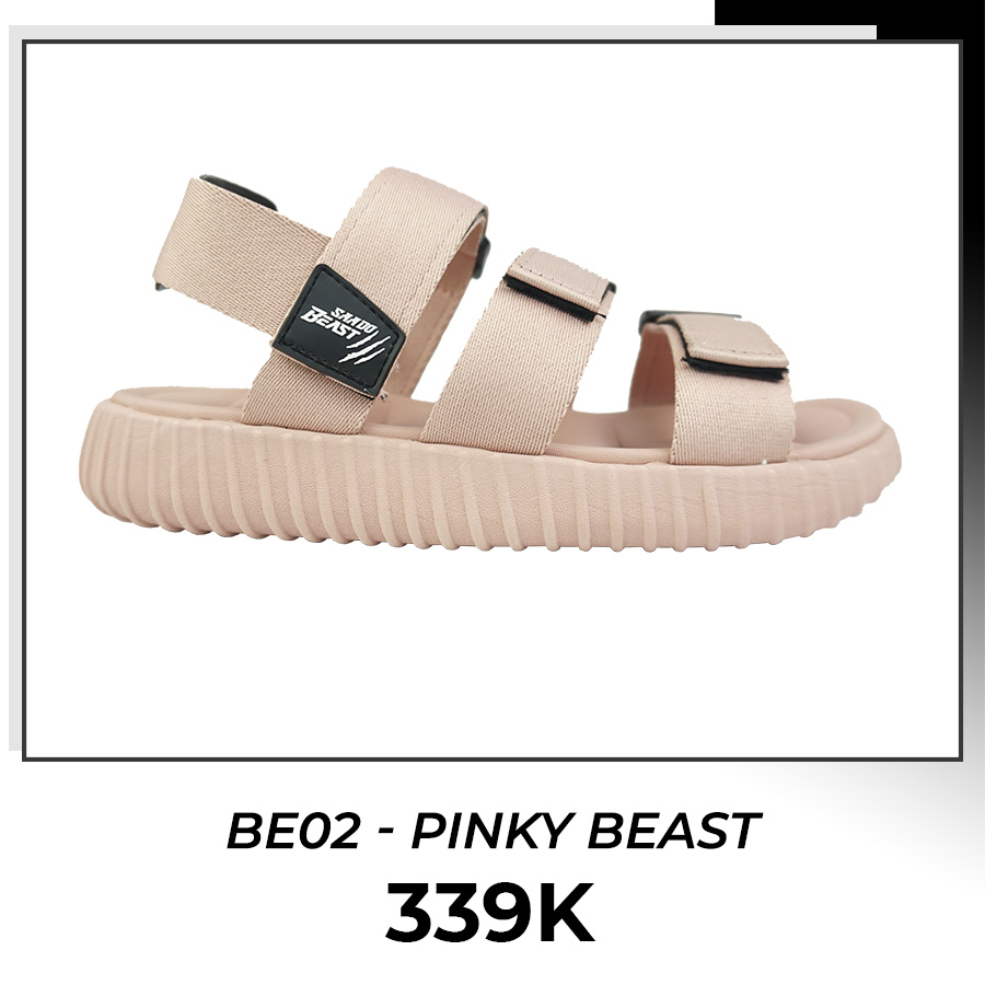 [HCM]Giày Sandal Saado Nữ Pinky Wolf BE02