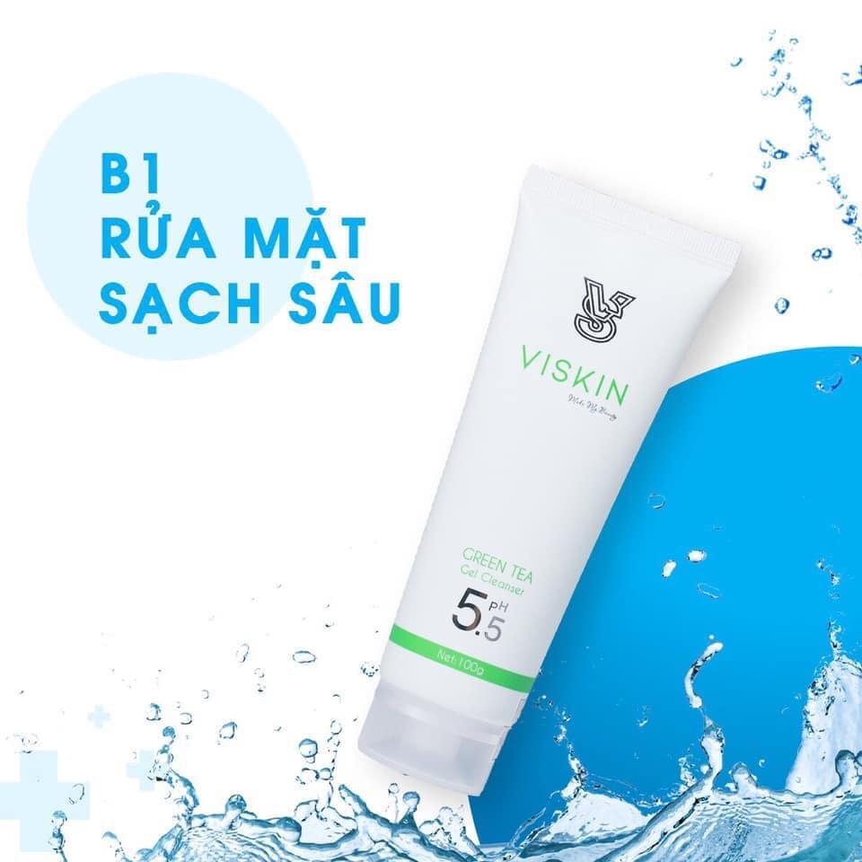 SỮA RỬA MẶT TRÀ XANH VISKIN - pH5.5