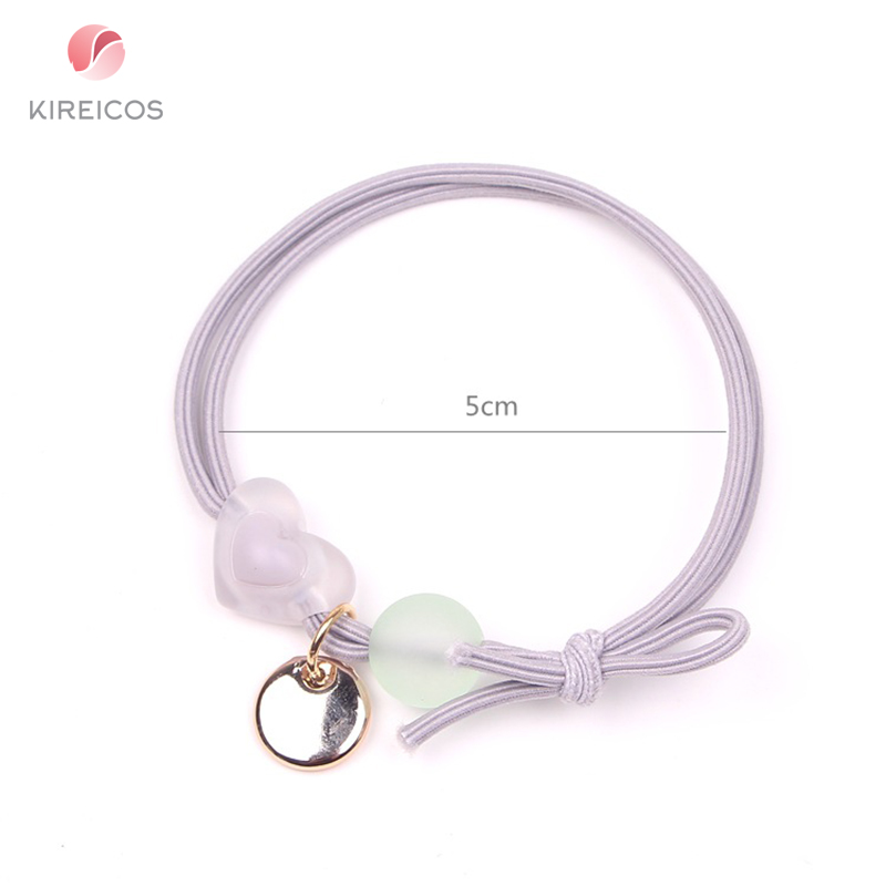 [HCM]Set 3 Sợi Dây Cột Cột Tóc Cho Bé Hình Hạt Tim Đủ B328