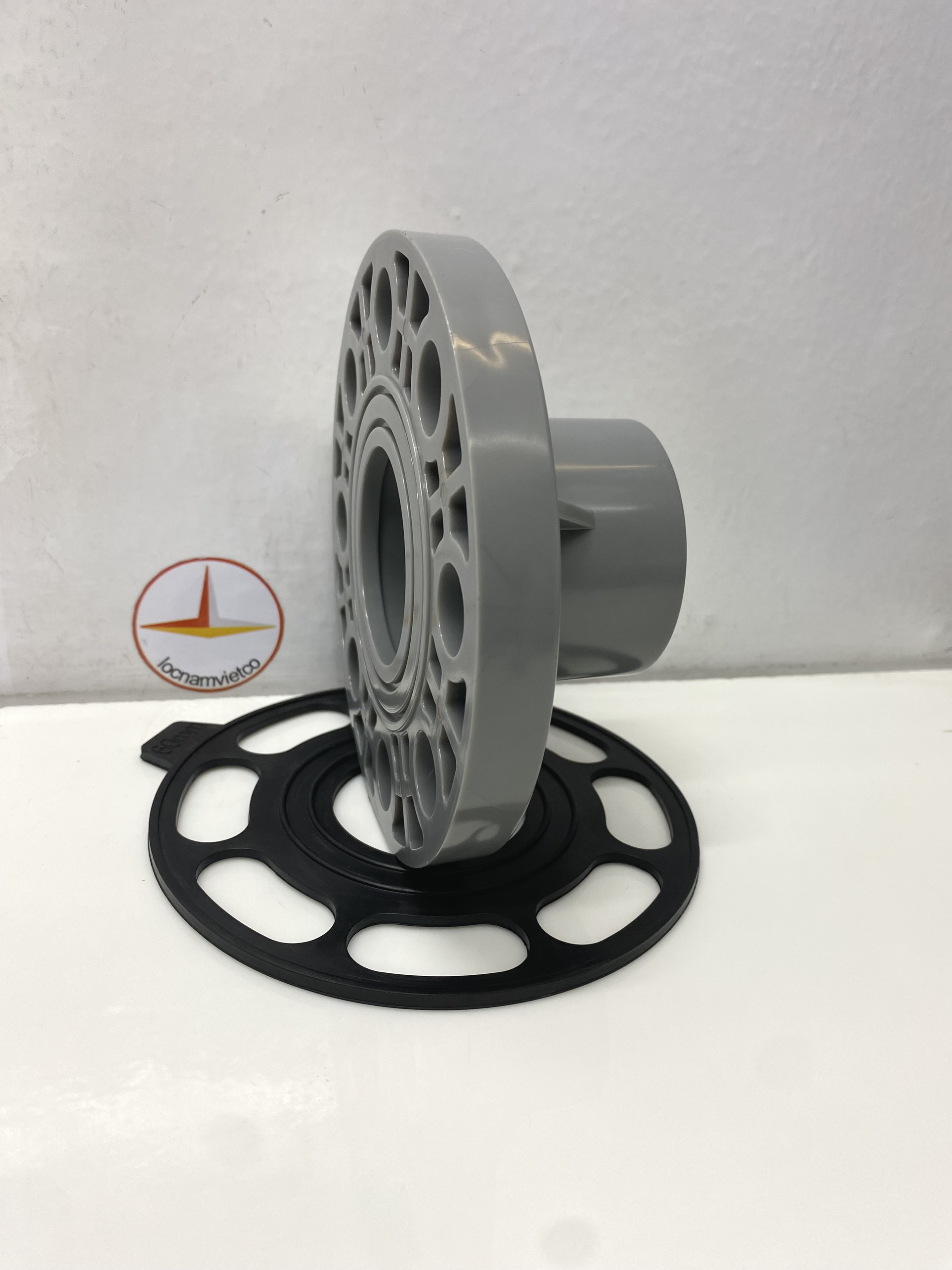 Mặt bích 90 nhựa PVC Bình Minh (Flange)- MB90
