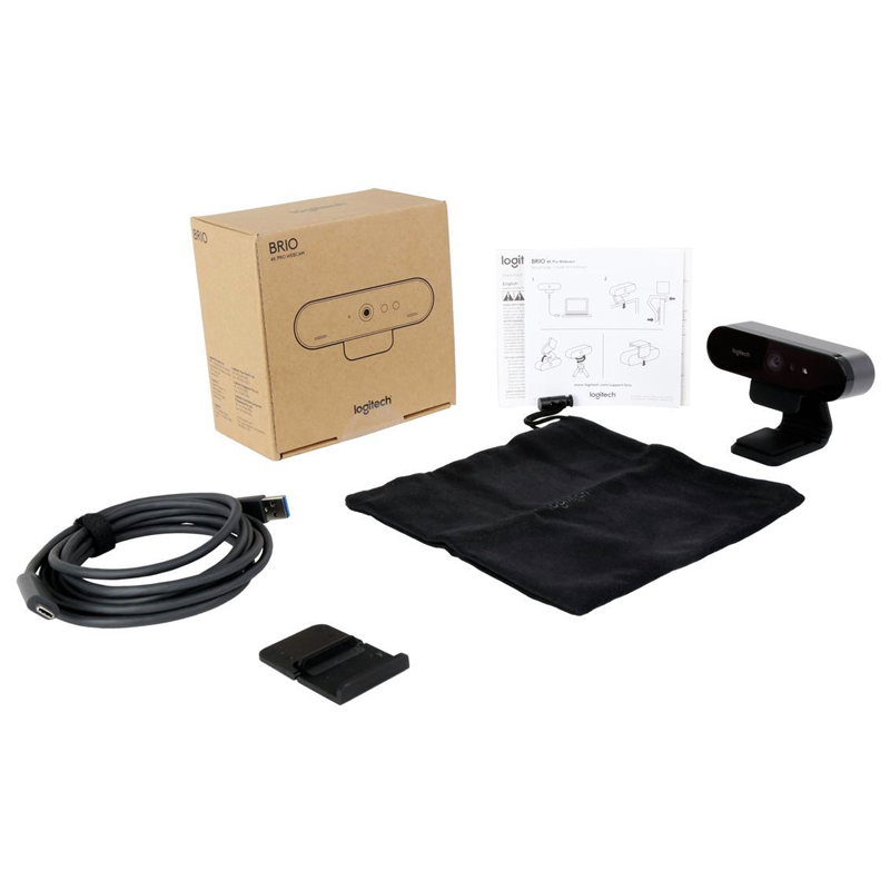 Logitech Brio 4K PRO - Webcam Cao Cấp Độ Phân Giải 4K (C1000E)
