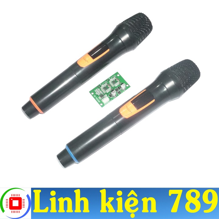 Micro không dây UHF màu đen,màu vàng