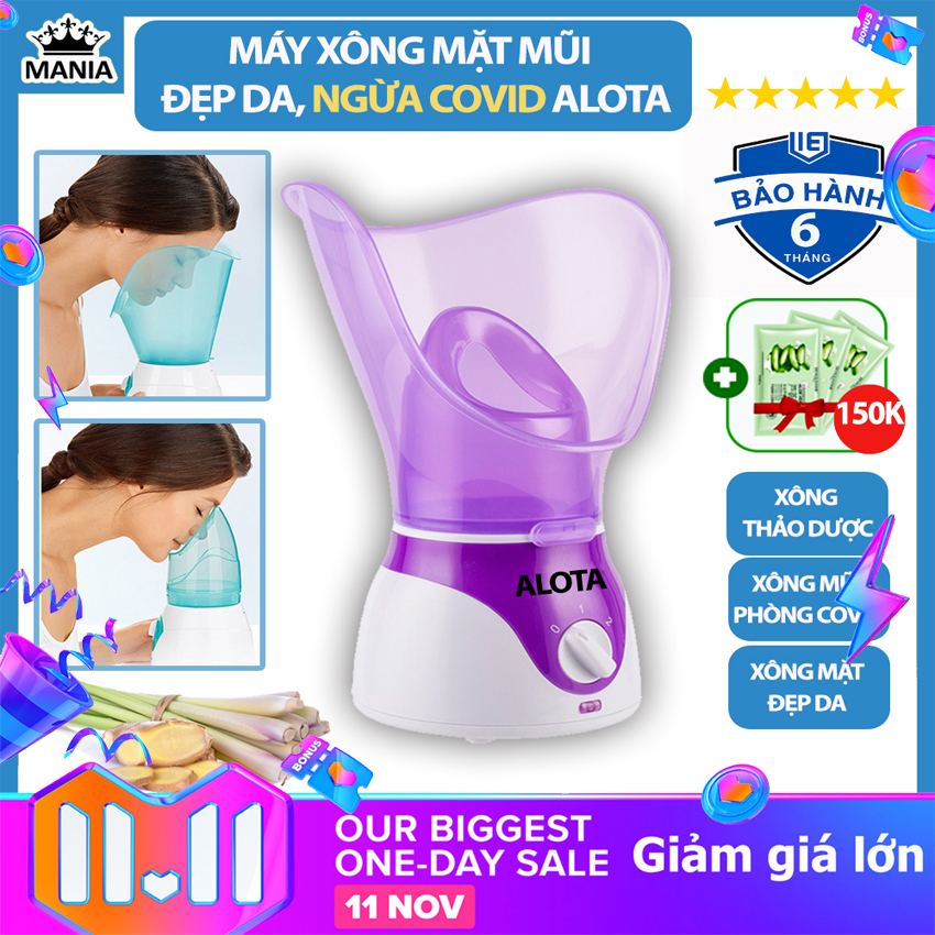Máy xông hơi mặt 3 màu máy phun hơi nước làm sạch sâu lỗ chân máy xông hơi mặt ntfs-618 công nghệ hàn quốc bh toàn quốc bến thành store