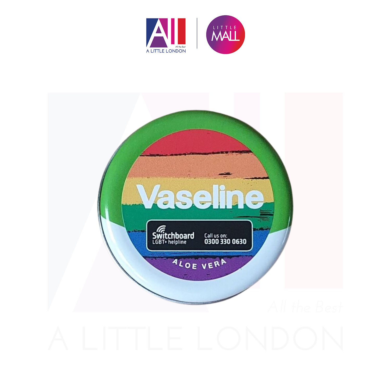 Dưỡng môi Vaseline Lip Therapy - Aloe 20g (Bill Anh)