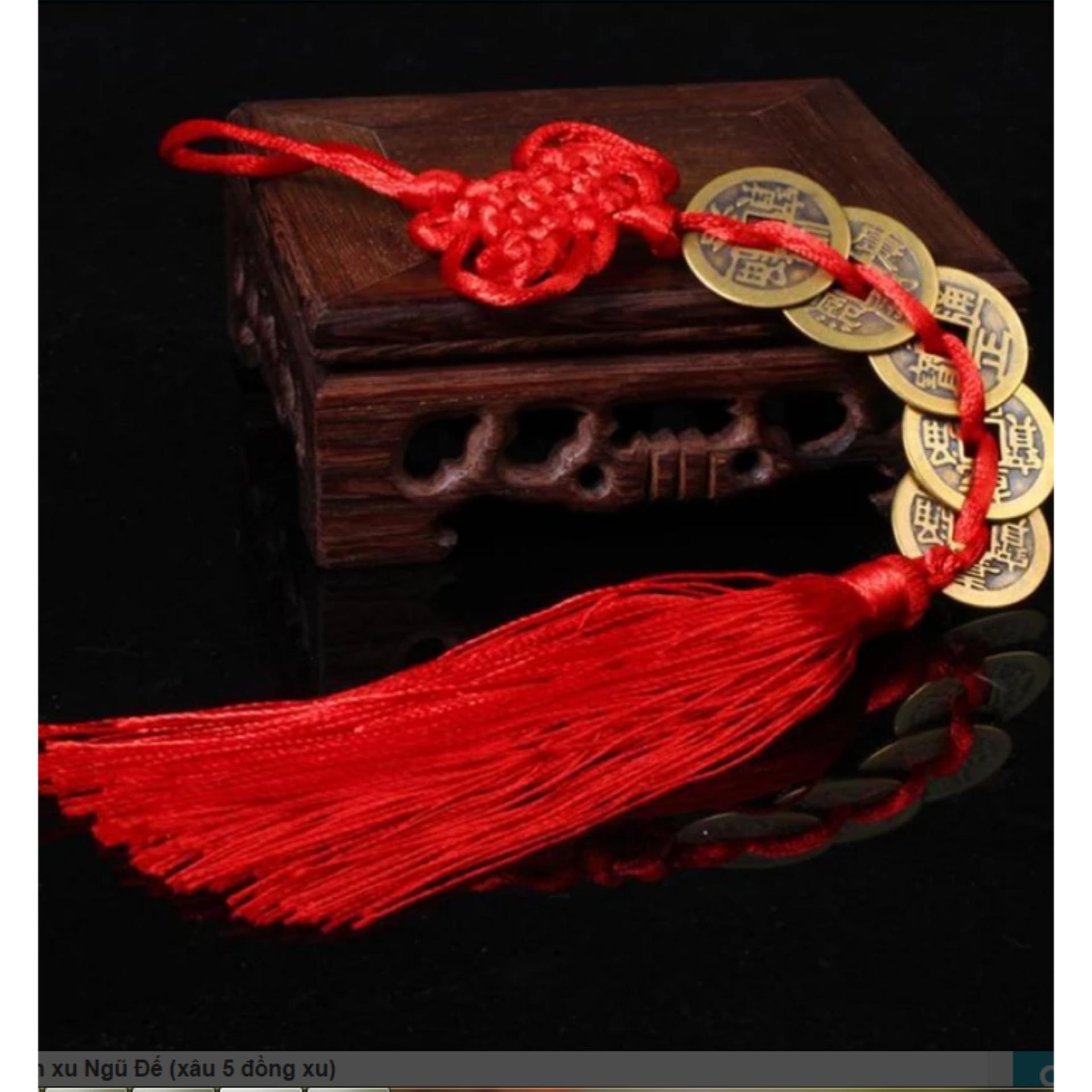 Tiền xu Ngũ Đế (xâu 5 đồng xu)