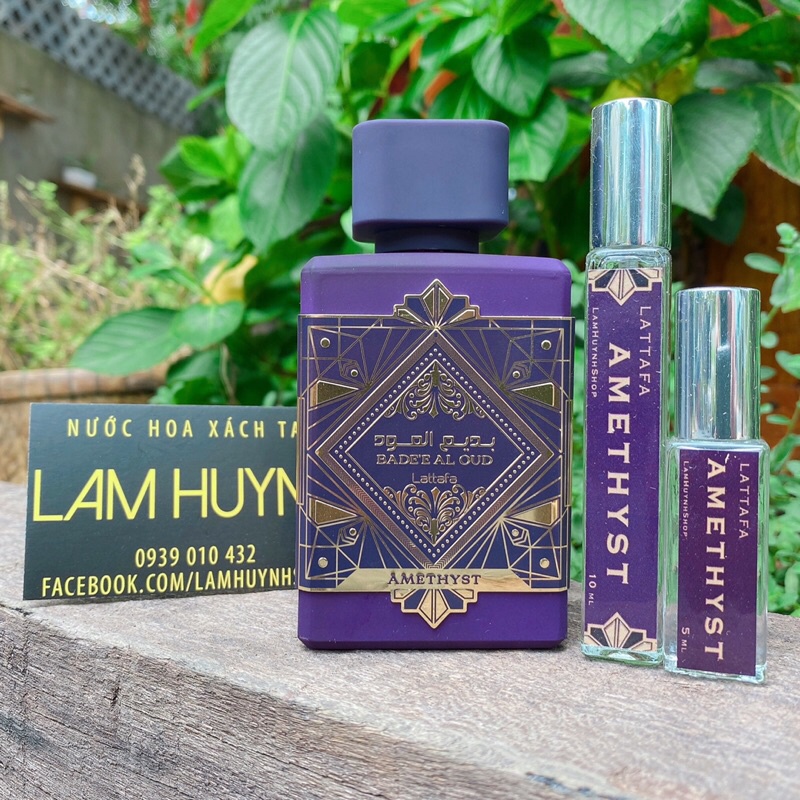 Mẫu Thử Nước Hoa LATTAFA BADE'E AL OUD AMETHYST 5ml - 10ml